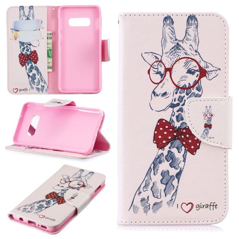 Housse Samsung Galaxy S10e Girafe Intello