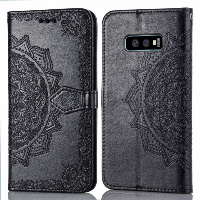 Housse Samsung Galaxy S10e Mandala Moyen Age