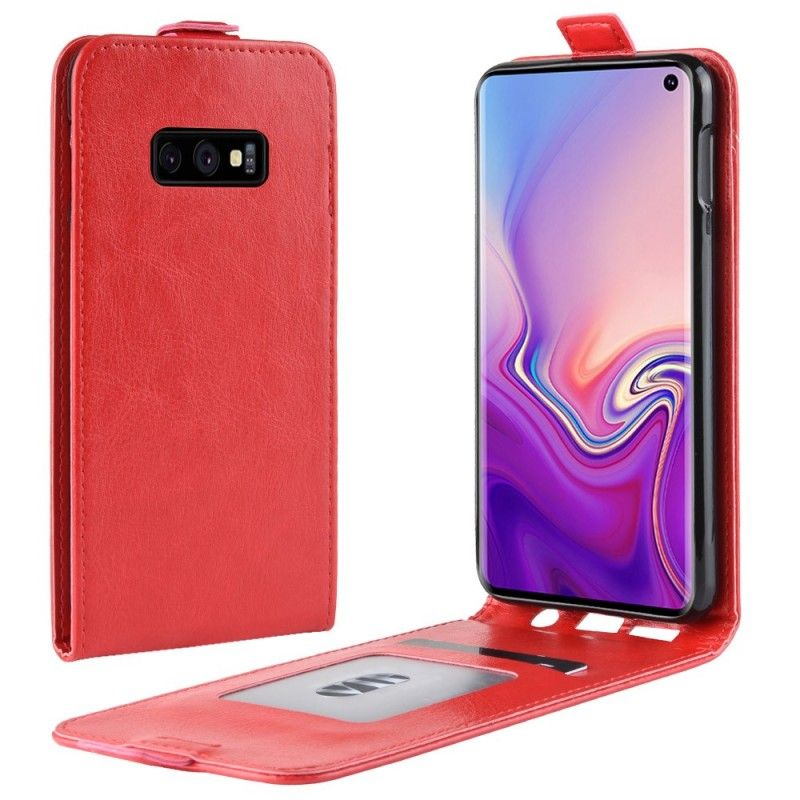 Housse Samsung Galaxy S10e Rabattable Effet Cuir