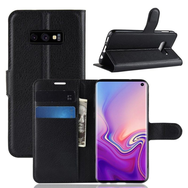 Housse Samsung Galaxy S10e Simili Cuir Rétro