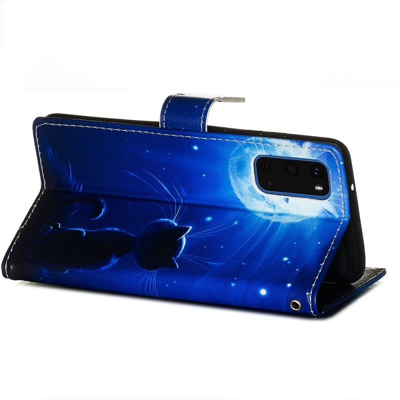 Housse Samsung Galaxy S20 Chat Au Clair De Lune