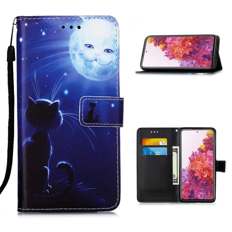 Housse Samsung Galaxy S20 Fe Chat Au Clair De Lune