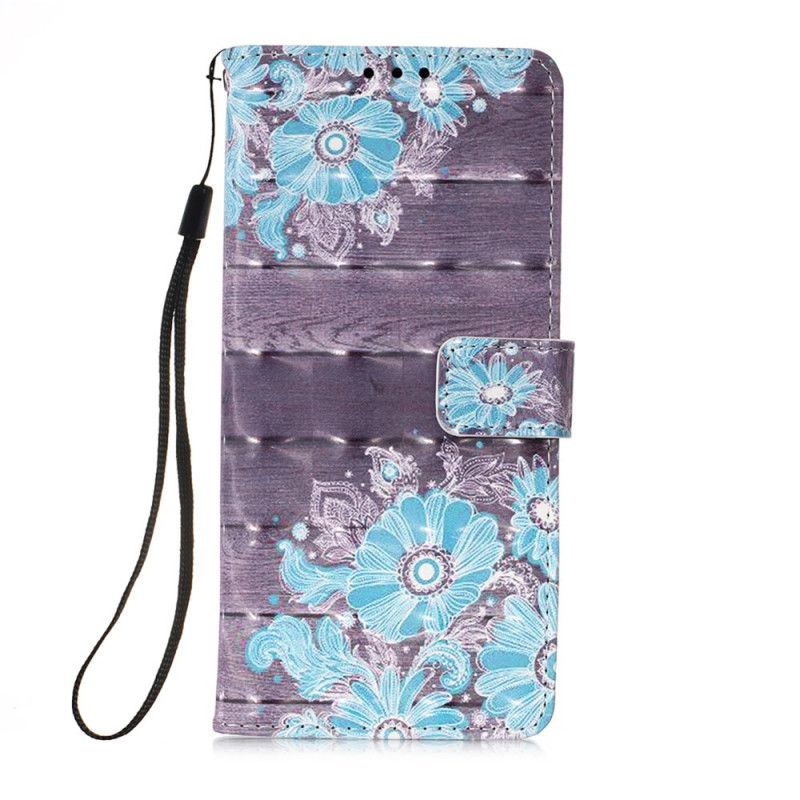 Housse Samsung Galaxy S20 Fe Fleurs Bleues