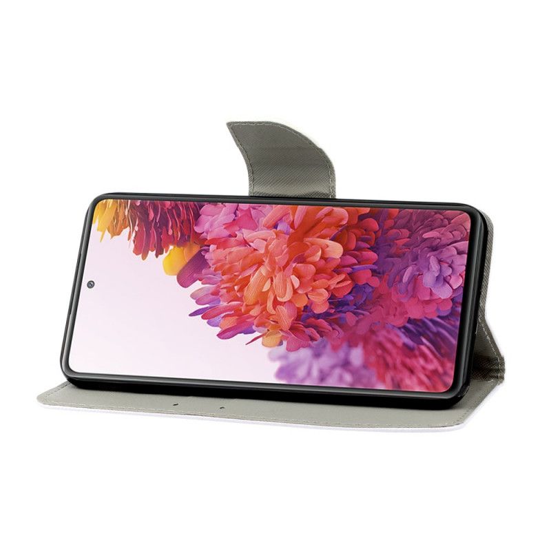 Étui Housse Samsung Galaxy S20 Fe Fleurs Colorées À Lanière