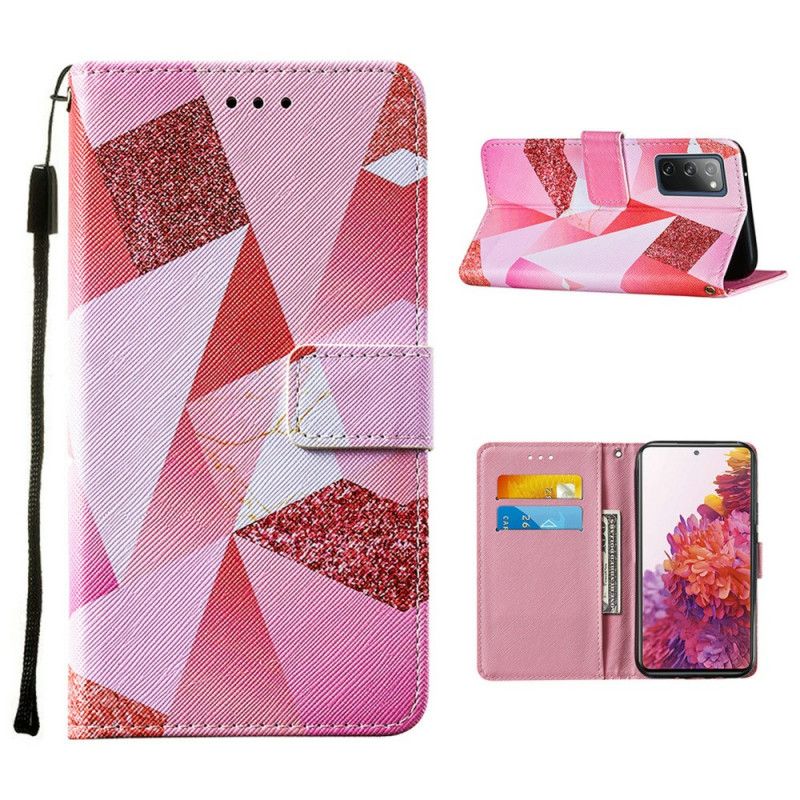 Housse Samsung Galaxy S20 Fe Graphique Rose