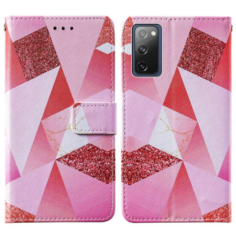 Housse Samsung Galaxy S20 Fe Graphique Rose