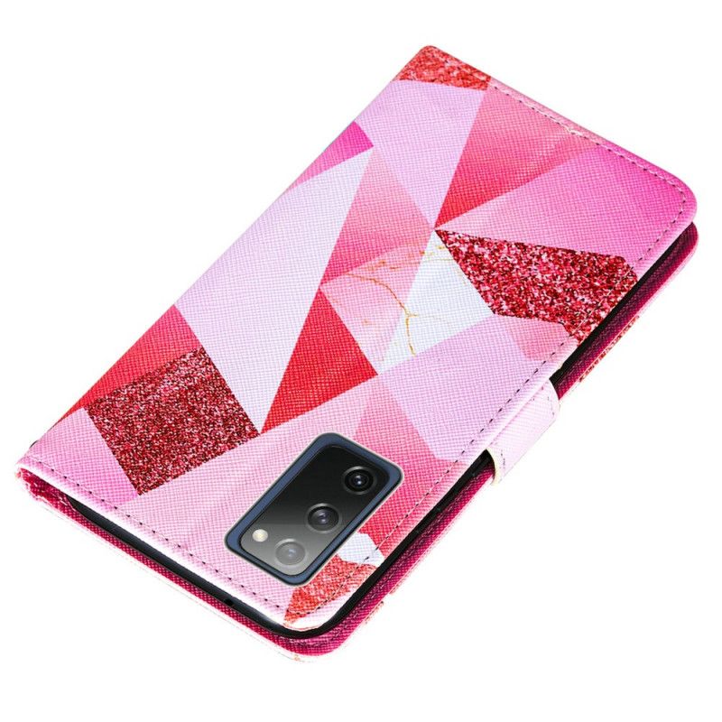 Housse Samsung Galaxy S20 Fe Graphique Rose