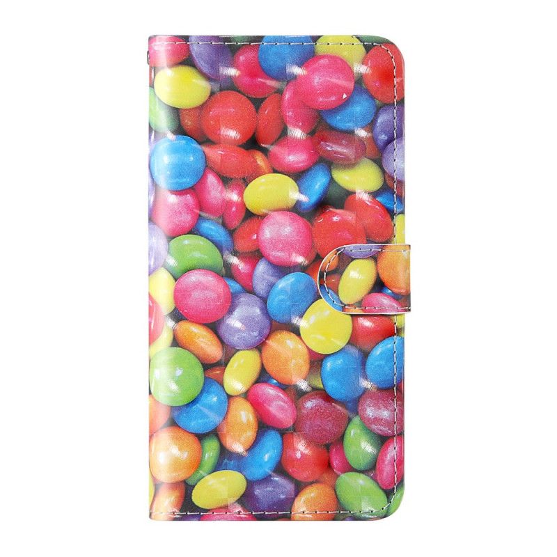 Housse Samsung Galaxy S20 Fe Light Spot Bonbons Avec Lanière