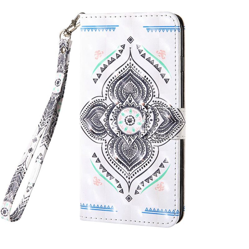 Housse Samsung Galaxy S20 Fe Light Spots Mandala Avec Lanière