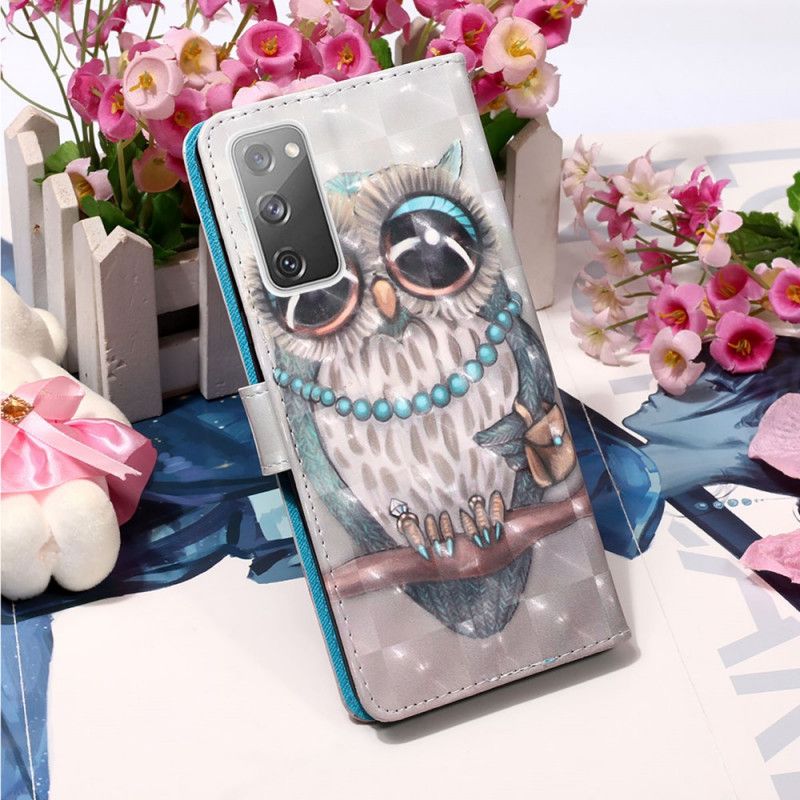 Housse Samsung Galaxy S20 Fe Miss Hibou