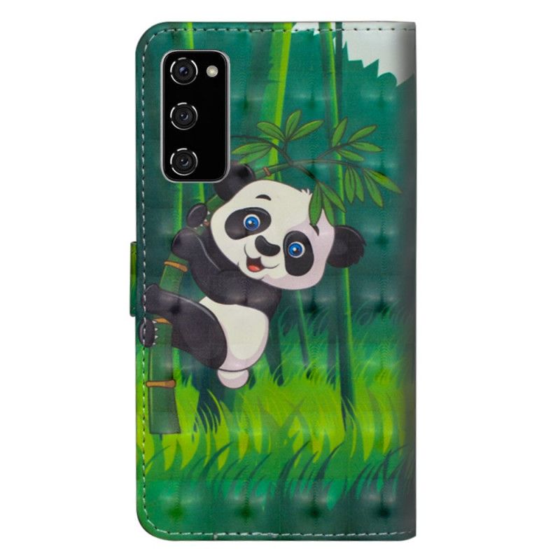 Housse Samsung Galaxy S20 Fe Panda Et Bambou