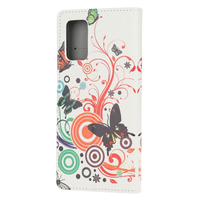 Housse Samsung Galaxy S20 Fe Papillons Et Fleurs