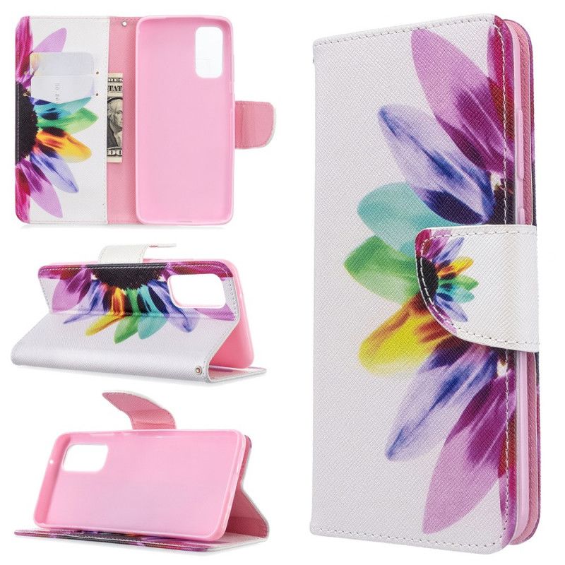 Housse Samsung Galaxy S20 Fleur Aquarelle