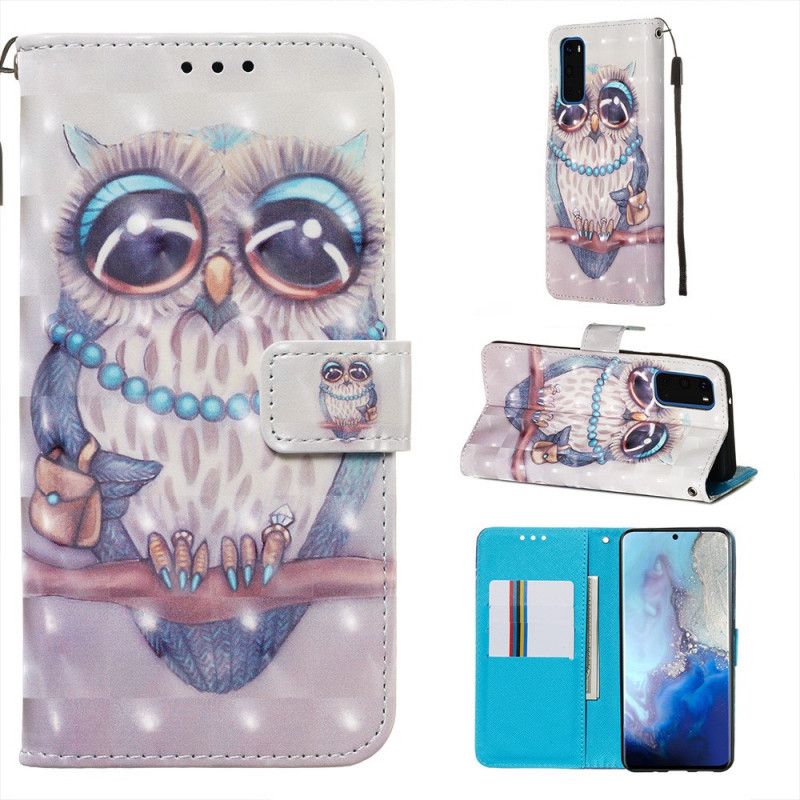 Housse Samsung Galaxy S20 Miss Hibou