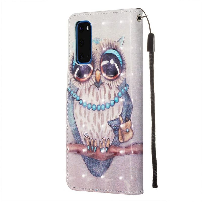 Housse Samsung Galaxy S20 Miss Hibou