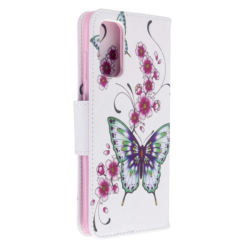 Housse Samsung Galaxy S20 Papillons Rois