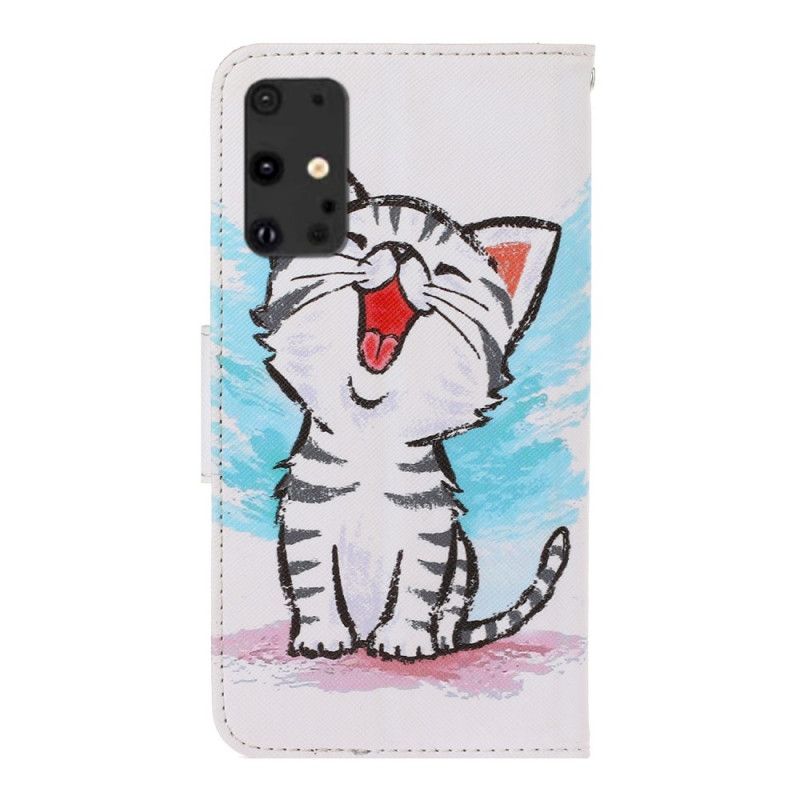 Housse Samsung Galaxy S20 Plus / S20 Plus 5g Chaton Couleur À Lanière