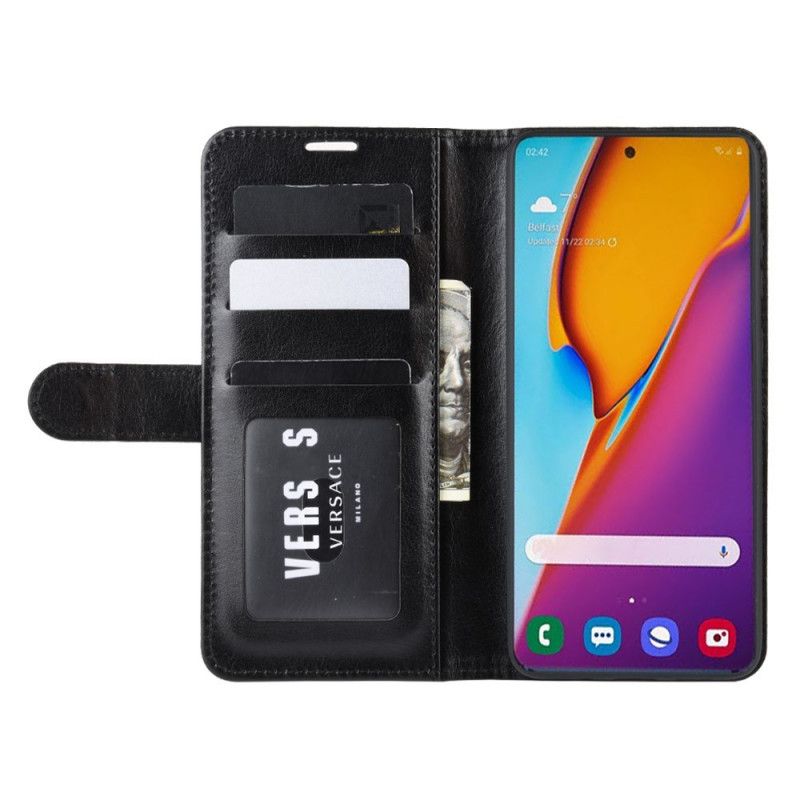 Étui Housse Samsung Galaxy S20 Plus / S20 Plus 5g Effet Cuir Fin