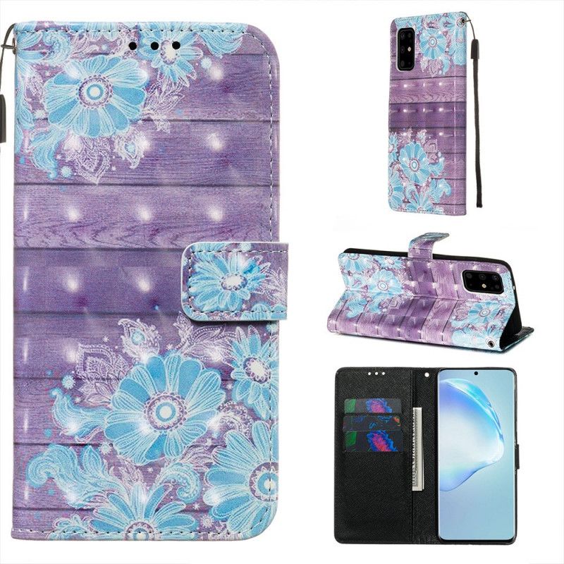 Housse Samsung Galaxy S20 Plus / S20 Plus 5g Fleurs Bleues