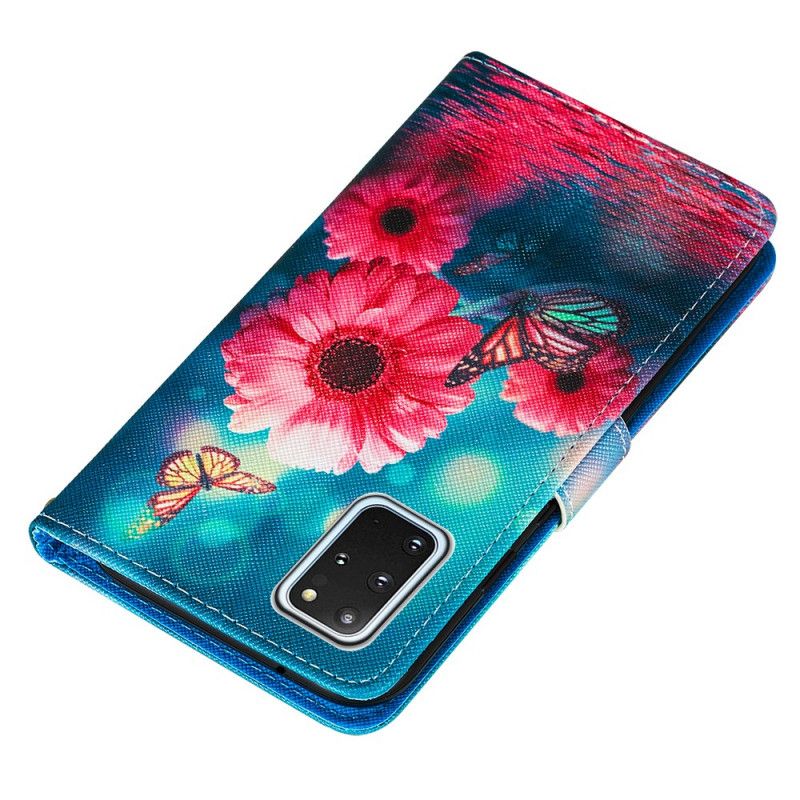 Housse Samsung Galaxy S20 Plus / S20 Plus 5g Florale Et Papillons