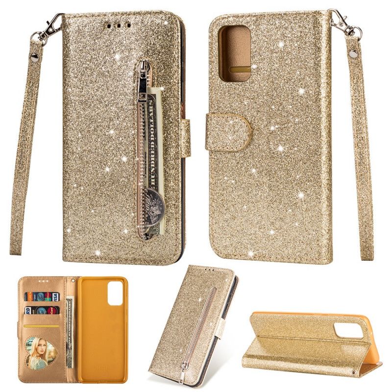 Housse Samsung Galaxy S20 Plus / S20 Plus 5g Porte-monnaie Paillettes