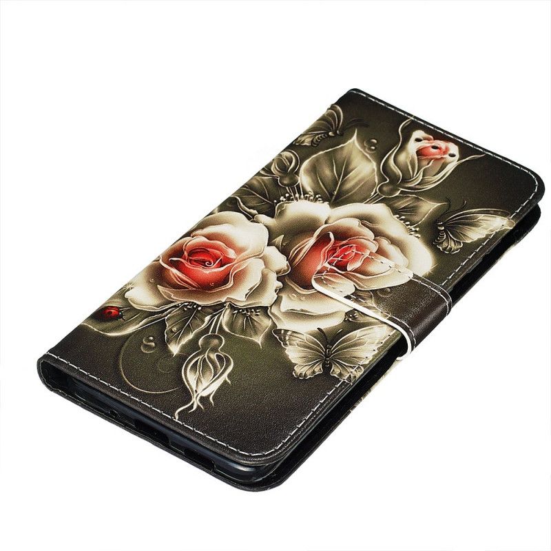 Housse Samsung Galaxy S20 Plus / S20 Plus 5g Roses Dorées
