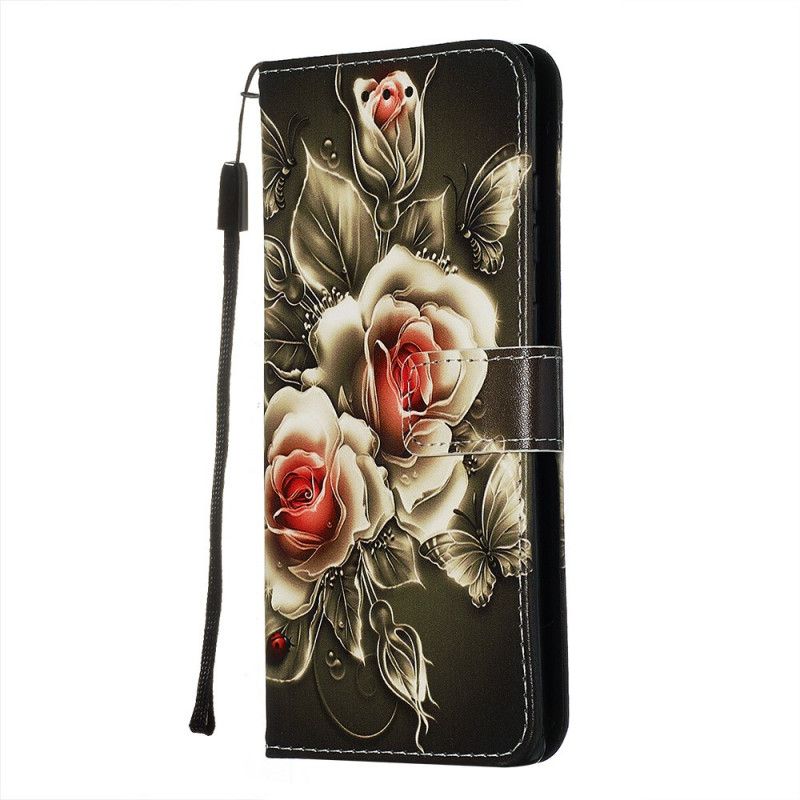 Housse Samsung Galaxy S20 Plus / S20 Plus 5g Roses Dorées