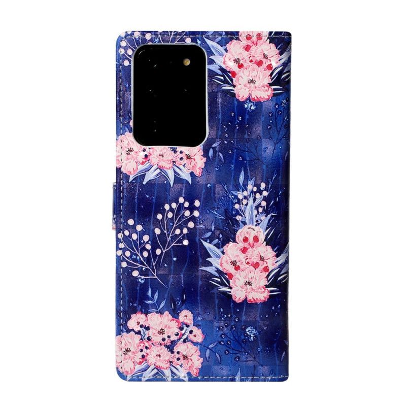 Housse Samsung Galaxy S20 Ultra Light Spot Fleurs