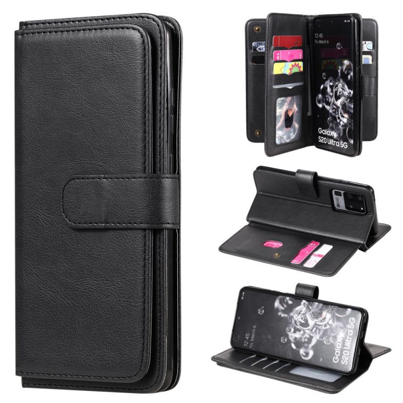 Housse Samsung Galaxy S20 Ultra Multi-fonctions 10 Porte-cartes