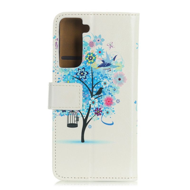 Housse Samsung Galaxy S21 5g Arbre Fleuri