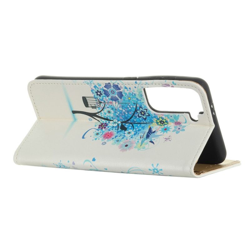 Housse Samsung Galaxy S21 5g Arbre Fleuri