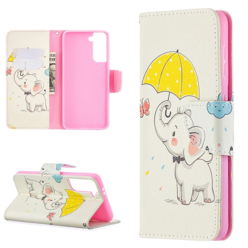 Housse Samsung Galaxy S21 5g Bébé Éléphant