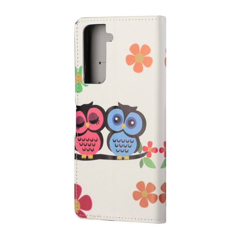 Housse Samsung Galaxy S21 5g Couple De Hiboux