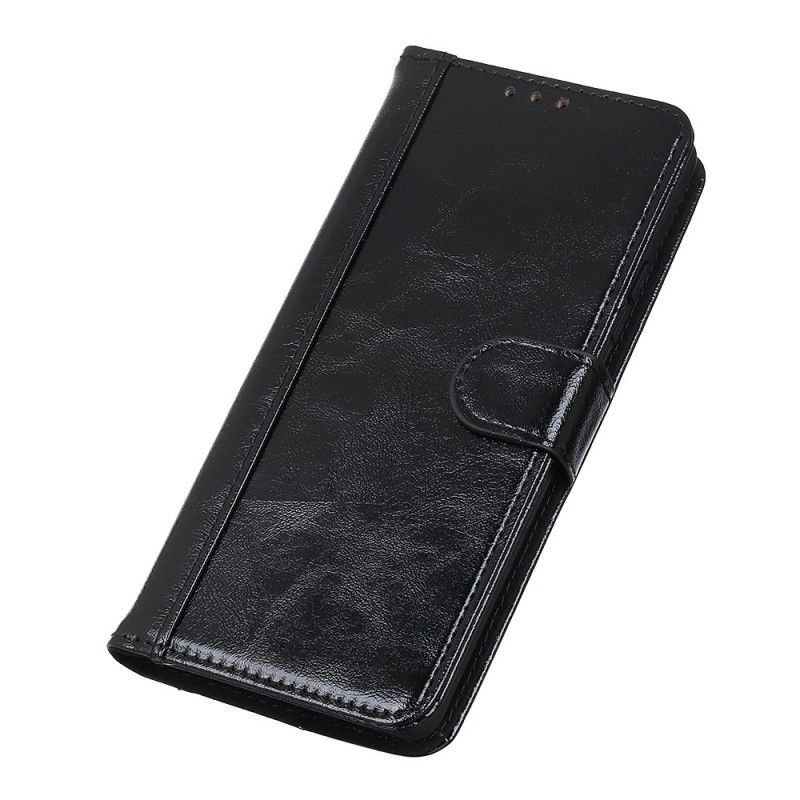 Housse Samsung Galaxy S21 5g Cuir Brillant Fendu