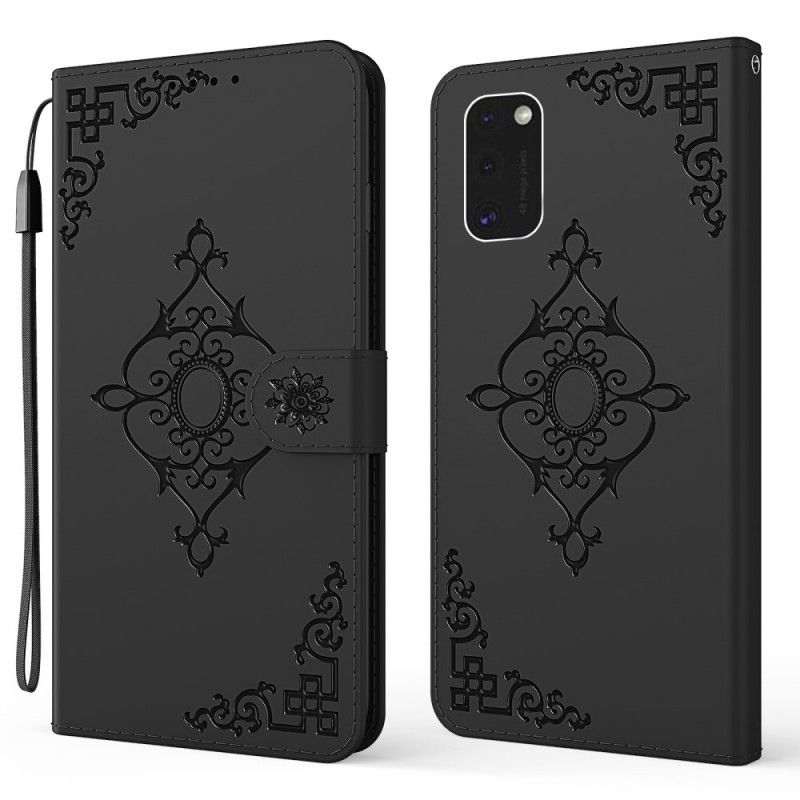 Housse Samsung Galaxy S21 5g Fleur Baroque À Lanière