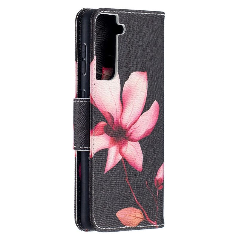 Housse Samsung Galaxy S21 5g Fleur Rose