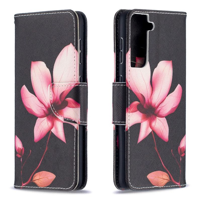 Housse Samsung Galaxy S21 5g Fleur Rose