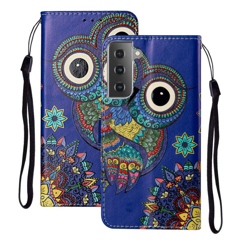 Housse Samsung Galaxy S21 5g Hibou En Mandala