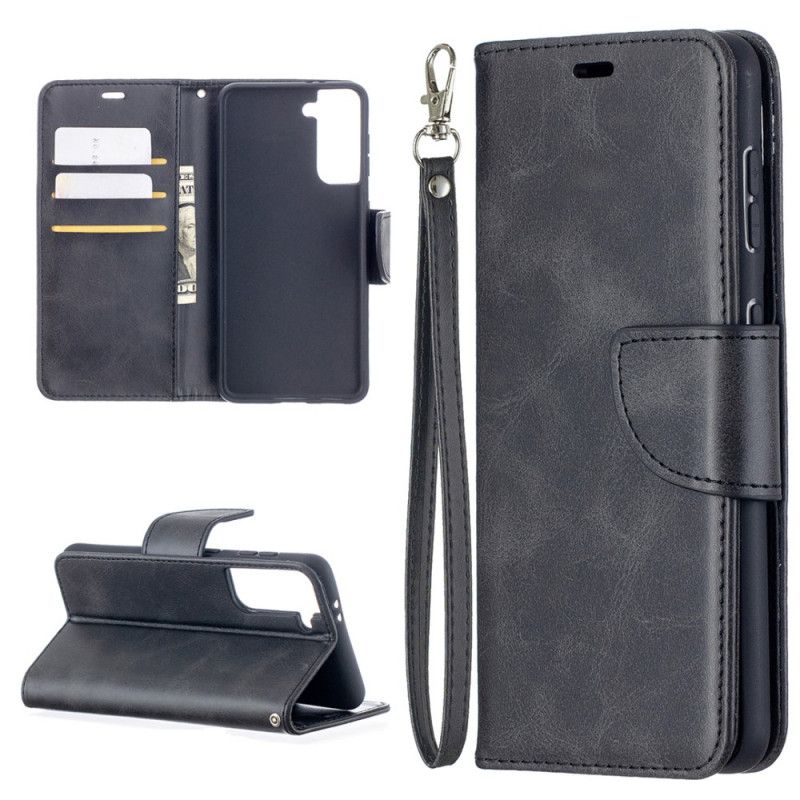 Housse Samsung Galaxy S21 5g Lisse Rabat Oblique