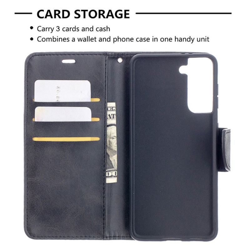 Housse Samsung Galaxy S21 5g Lisse Rabat Oblique