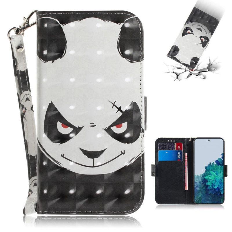 Housse Samsung Galaxy S21 5g Panda À Lanière