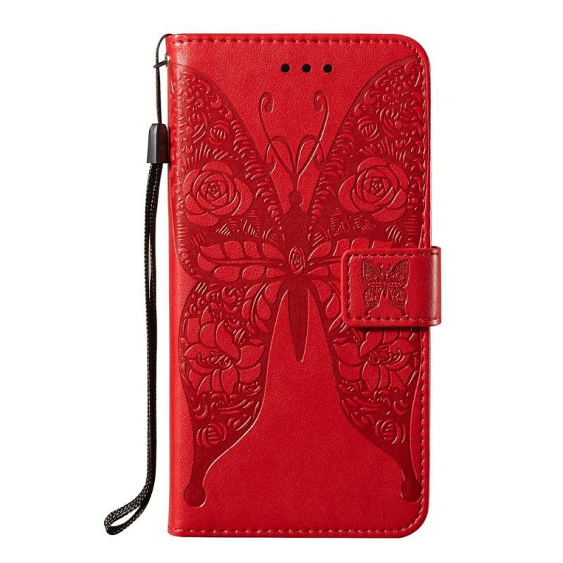 Housse Samsung Galaxy S21 5g Papillon Motif En Fleurs