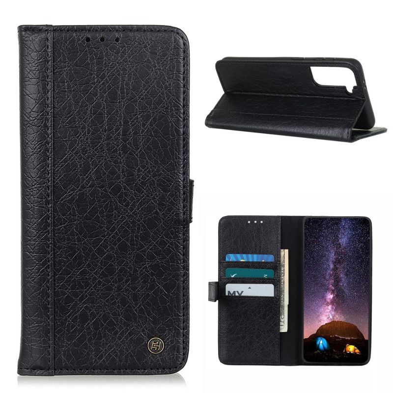 Housse Samsung Galaxy S21 5g Simili Cuir Style Rhinocéros