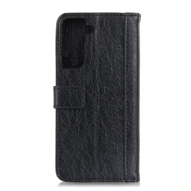 Housse Samsung Galaxy S21 5g Simili Cuir Style Rhinocéros