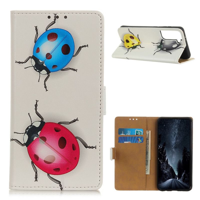 Housse Samsung Galaxy S21 Coccinelles