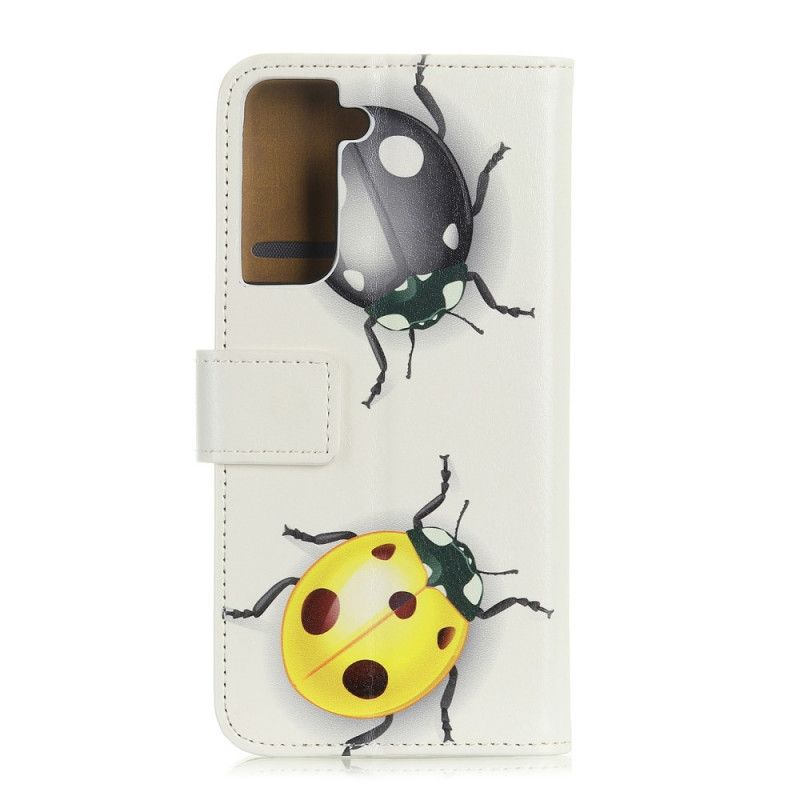 Housse Samsung Galaxy S21 Coccinelles