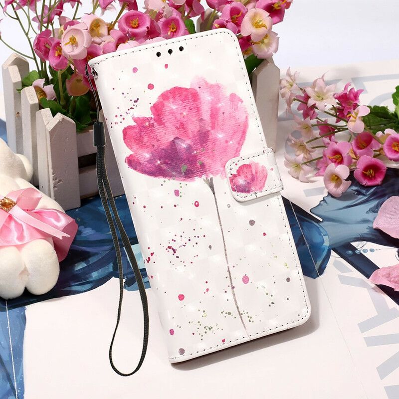 Housse Samsung Galaxy S21 FE Coquelicot Aquarelle