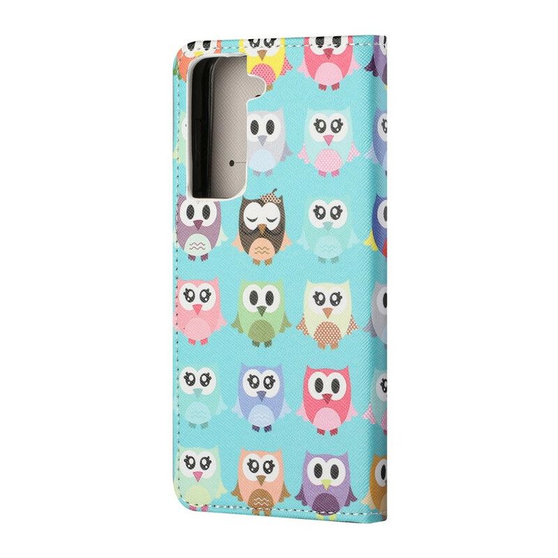 Housse Samsung Galaxy S21 FE Hiboux