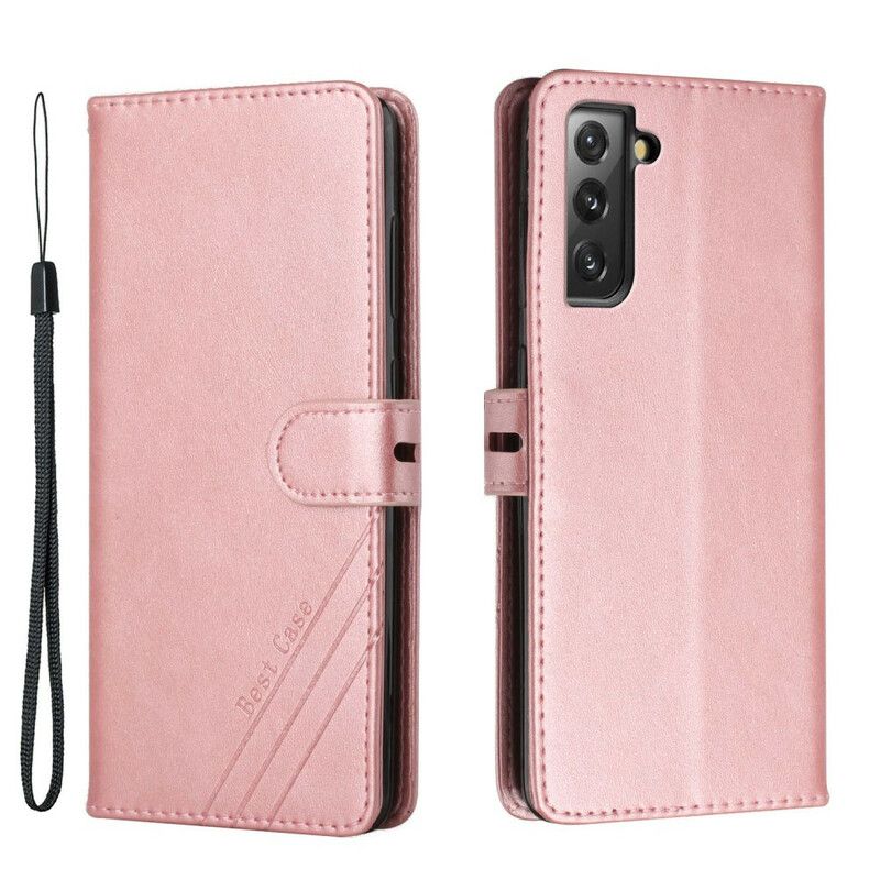 Housse Samsung Galaxy S21 FE Simili Cuir Best Case