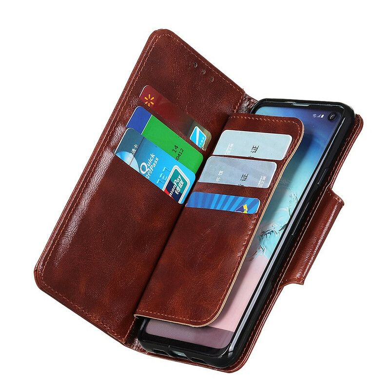 Housse Samsung Galaxy S21 FE Simili Cuir Multi-cartes